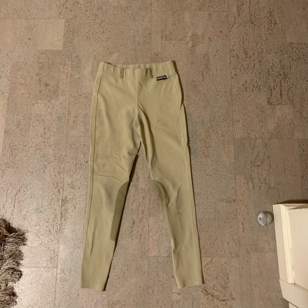 Kids Microcord Knee Patch Tights